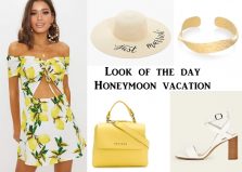Look of the day - honeymoon vacation