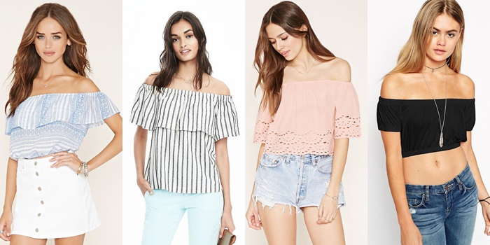 Off the shoulder trend | Summer 2016 | Stylishly Beautiful