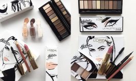 Kristina Bazan x L'oreal makeup collection