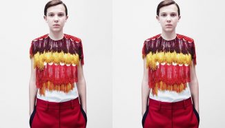 millie bobby brown on Calvin Klein's campaign