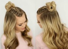 Mohawk Braid Updo Hairstyle Mohawk Braid Updo