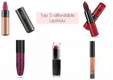 top 5 affordable lipsticks