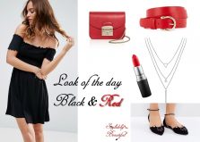 Look of the day - Black & Red